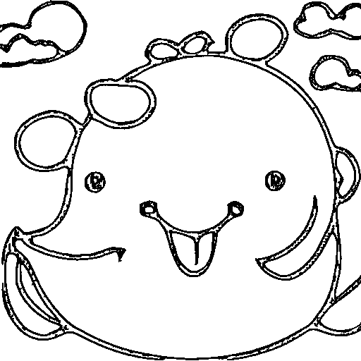 Baby whale Coloring Page