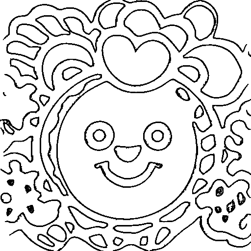 A cloud with raindrops Coloring Page