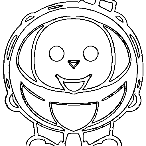 A superhero with a shield Coloring Page