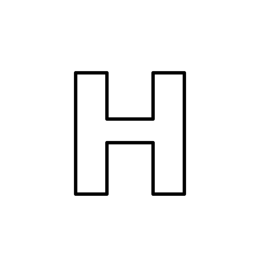 Uppercase H