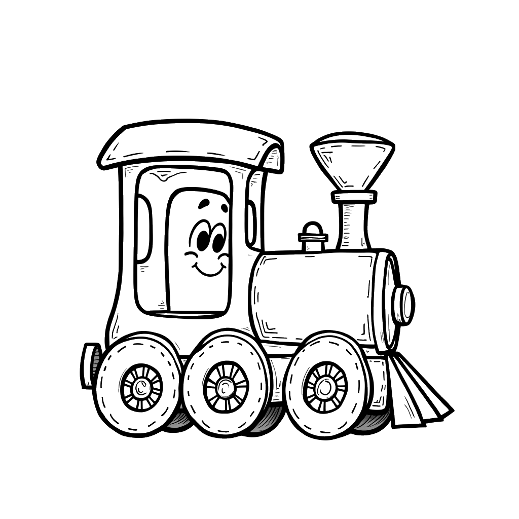 Train Coloring Page
