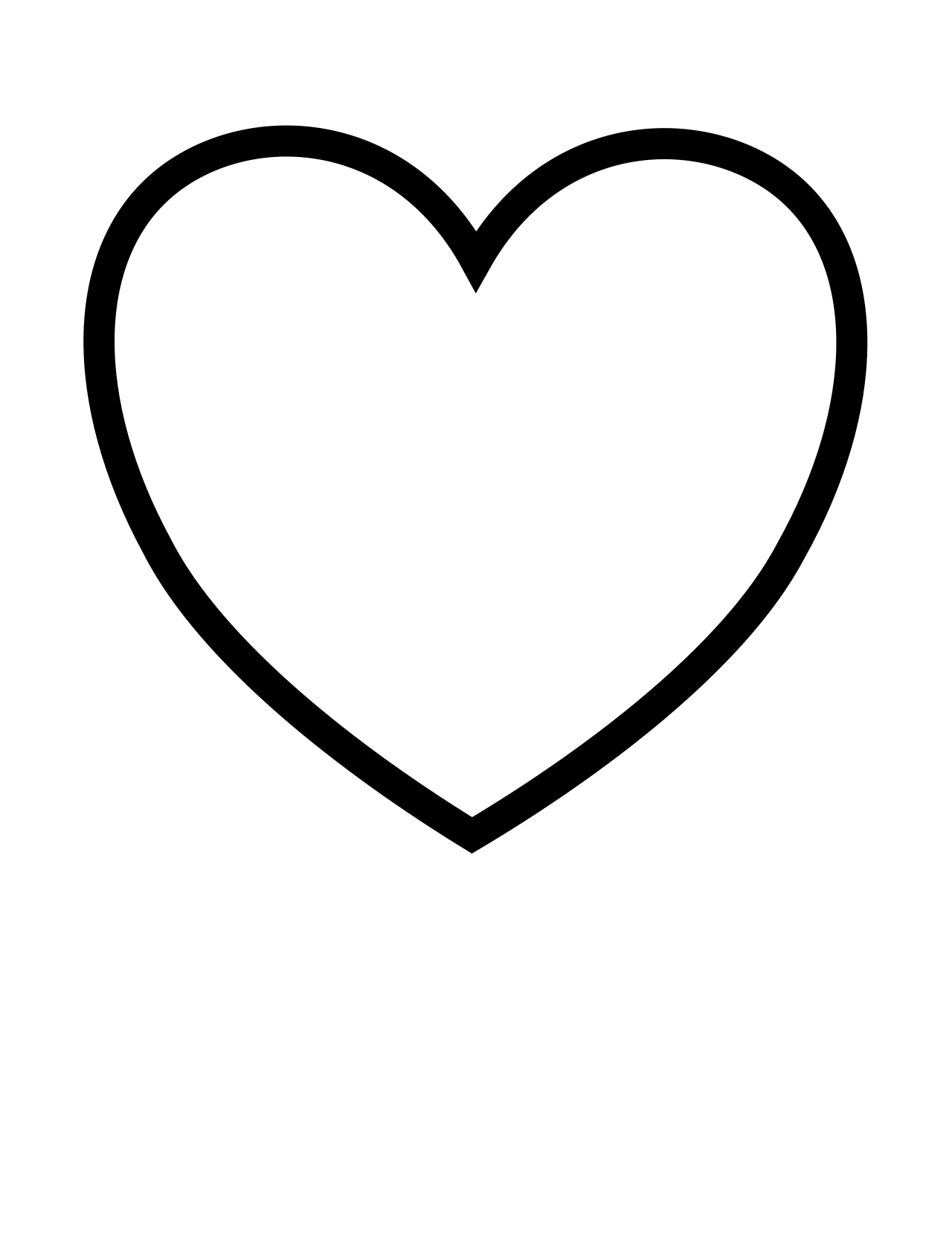 Valentine coloring page 2