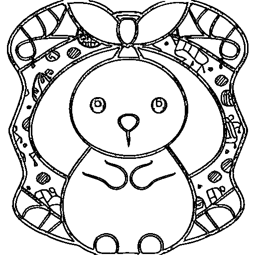 Easter Bunny Coloring Page