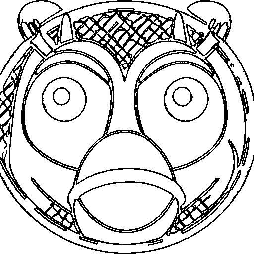One-eye Monster Coloring Page
