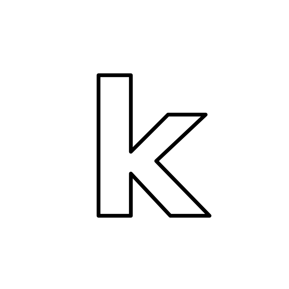 Lowercase k
