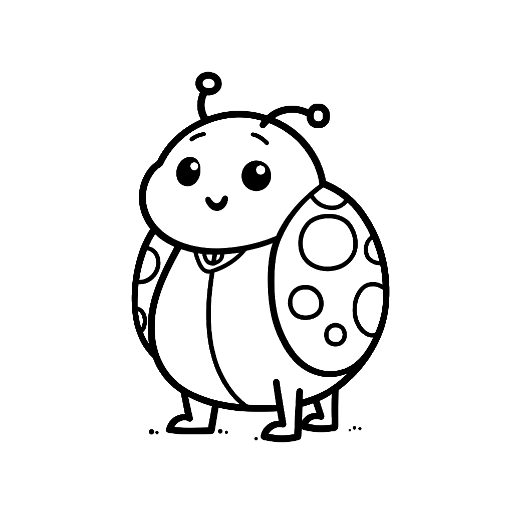 Ladybug Coloring Page