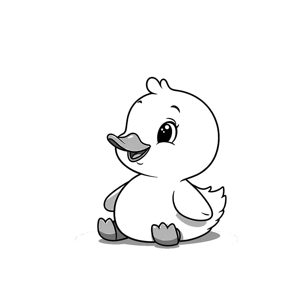 Duck Coloring Page