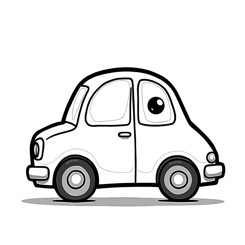 Car Coloring Page