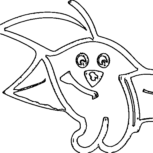 Little parrot Coloring Page