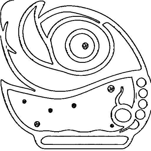 A snail Coloring Page