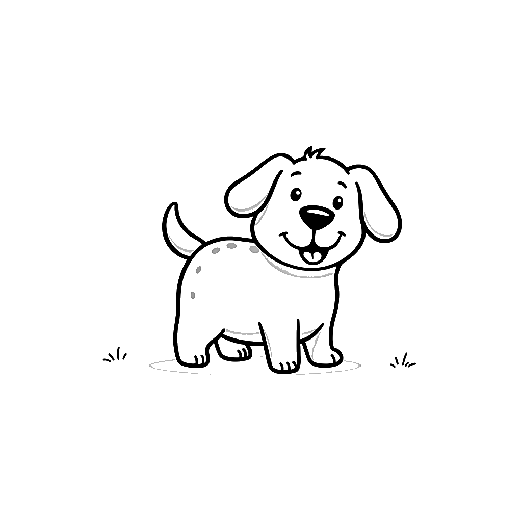 Puppy Coloring Page