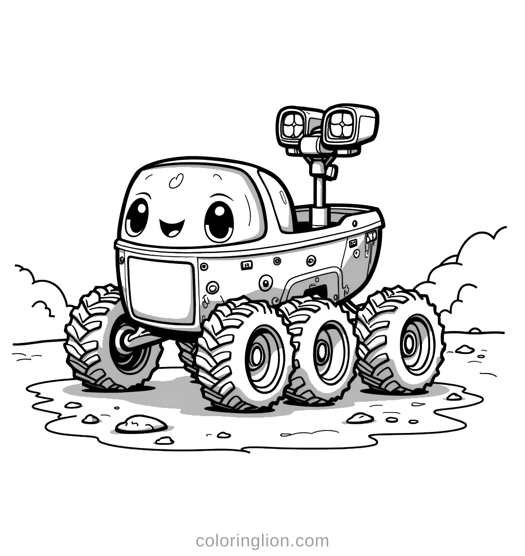 Rover Coloring Page