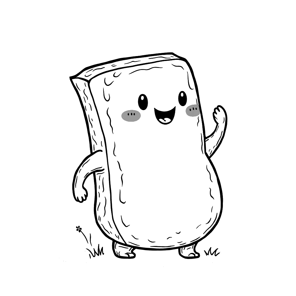 Chocolate Coloring Page