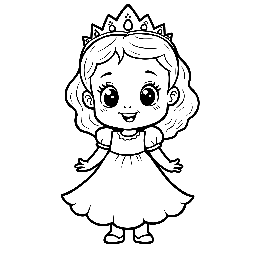 Princess Coloring Page
