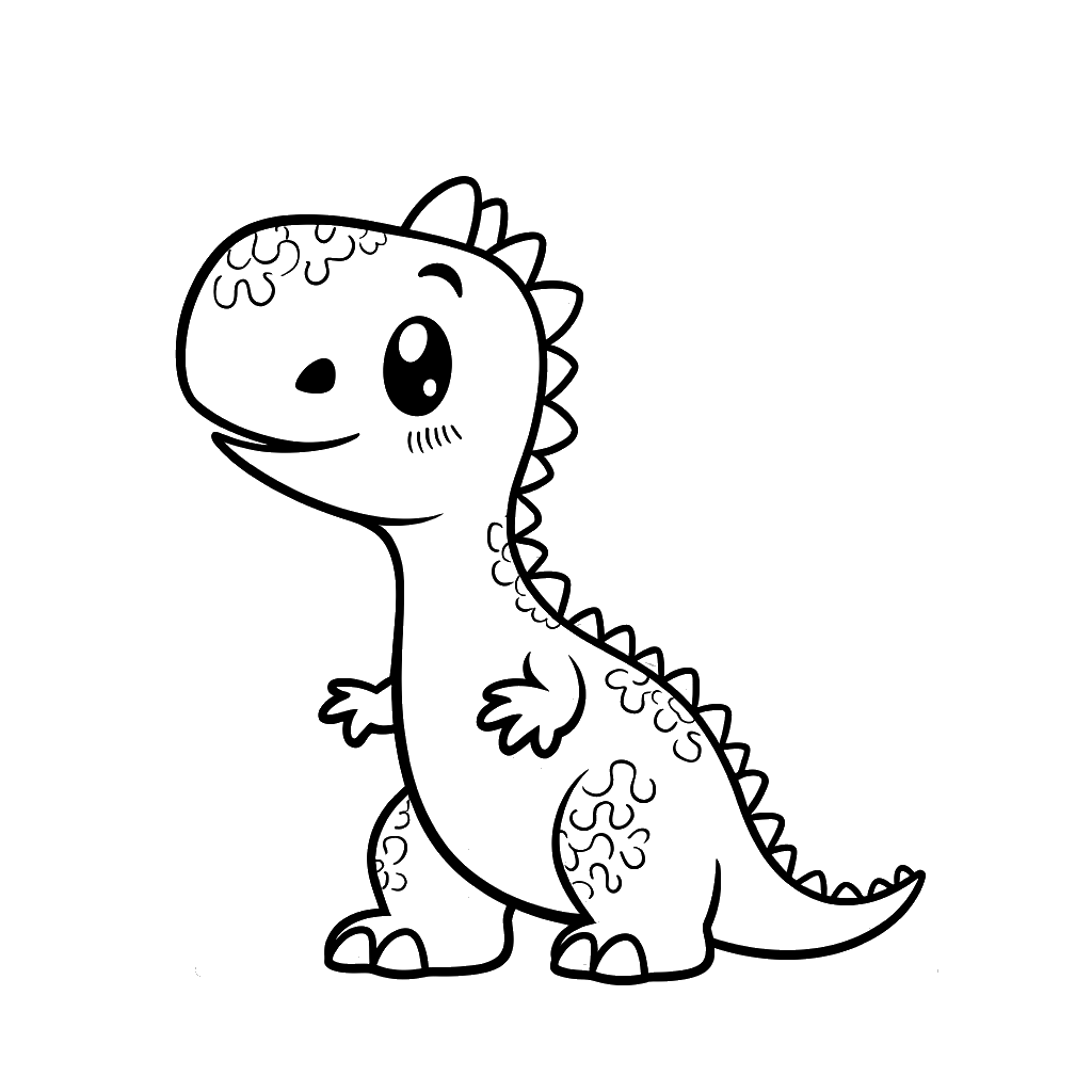 Trex Coloring Page