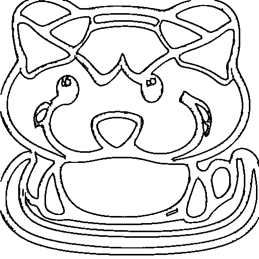 A rainbow Coloring Page