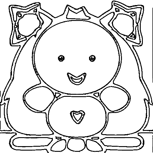A decorated christmas tree Coloring Page
