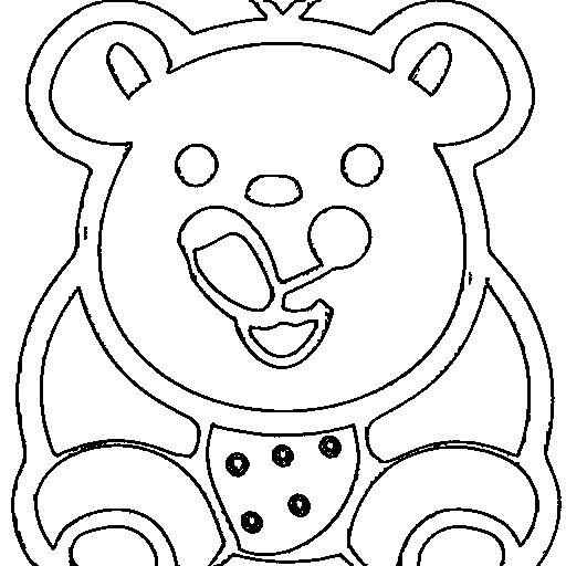 A panda Coloring Page