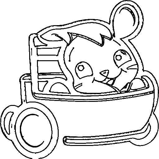 Formula one race car with speed lines Coloring Page