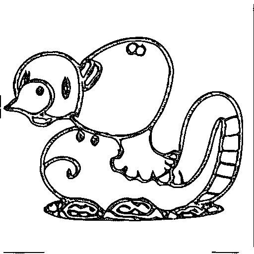 A snail Coloring Page
