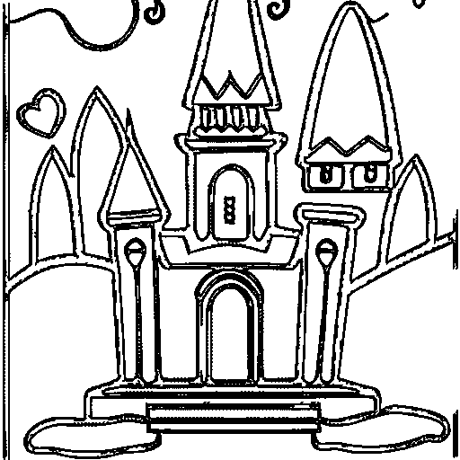 Fairytale Castle Coloring Page
