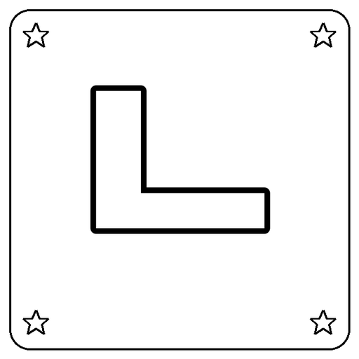 Hangul ㄴ Coloring Page