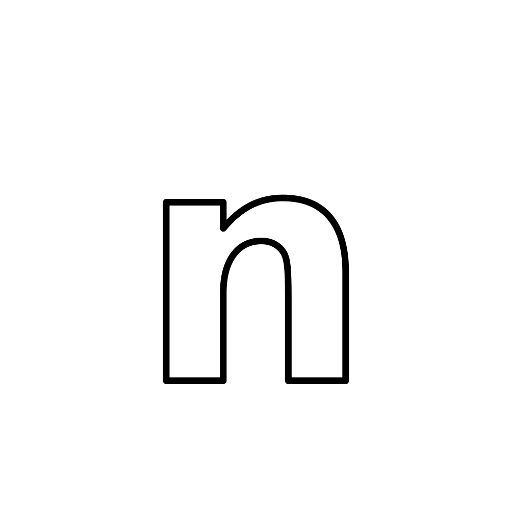 Lowercase n