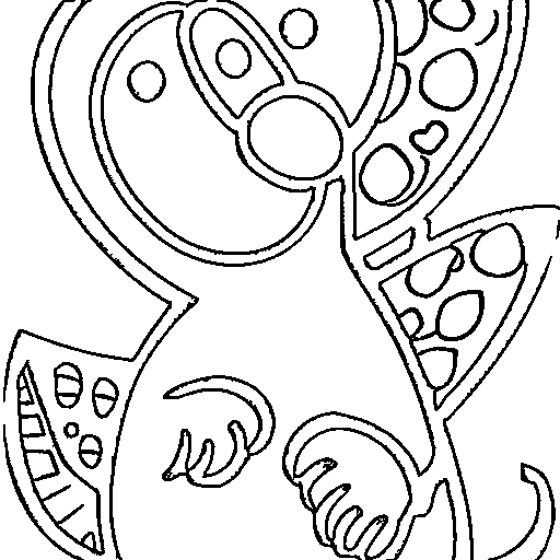 A long-neck dinosaur Coloring Page