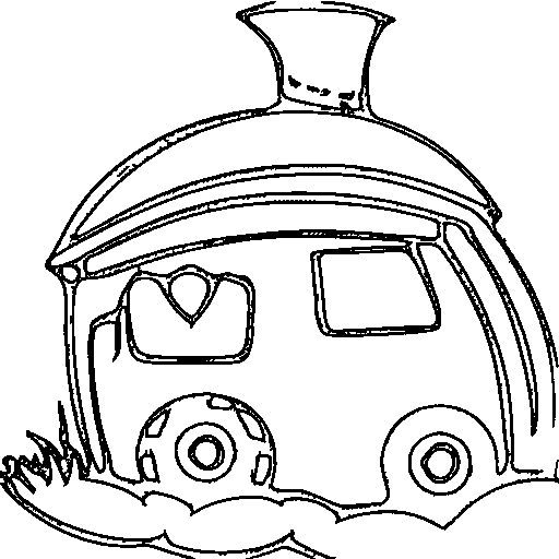An ambulance Coloring Page