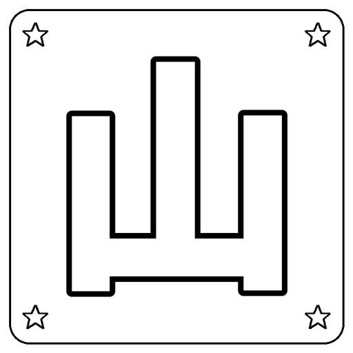 Chinese 山 Coloring Page
