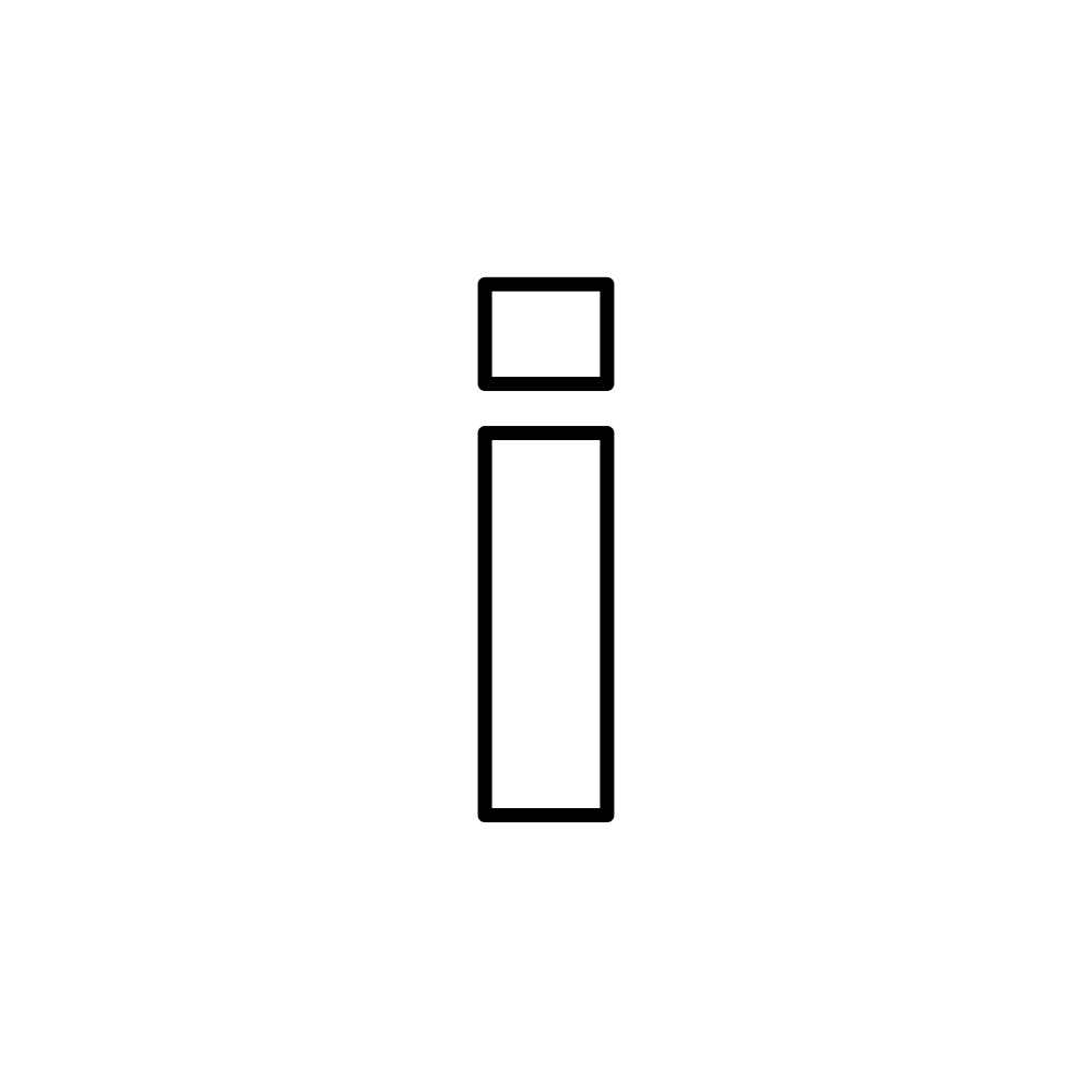 Lowercase i