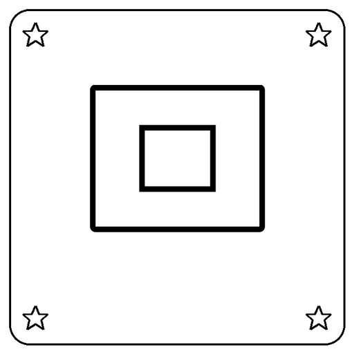 Hangul ㅁ Coloring Page