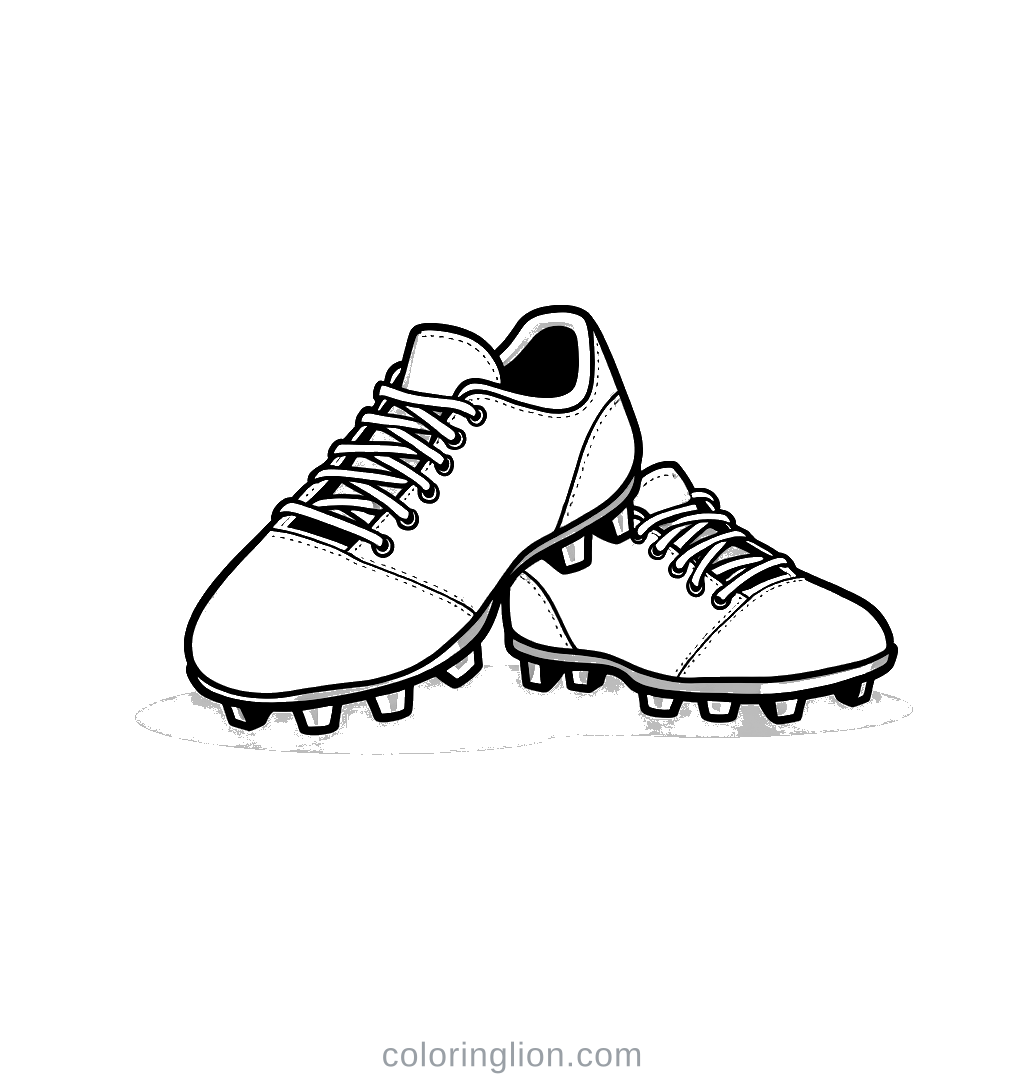 Cleats Coloring Page