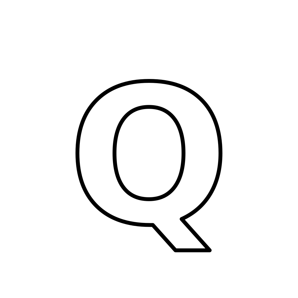 Uppercase Q