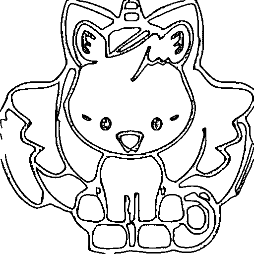 A unicorn with wings Coloring Page