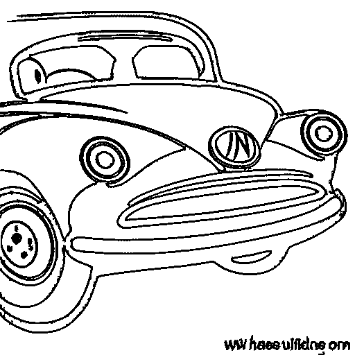 Police Car Coloring Page