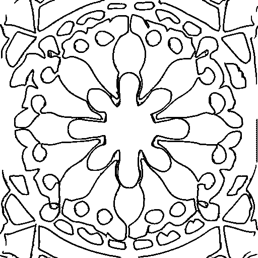 A snowflake Coloring Page