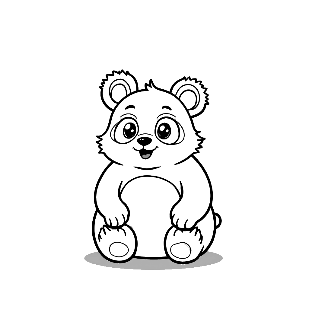 Panda Coloring Page