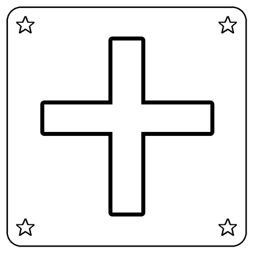 Chinese 十 Coloring Page
