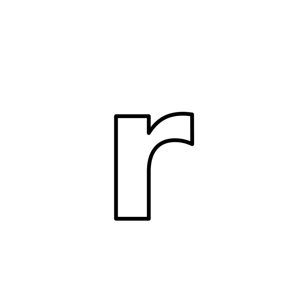 Lowercase r