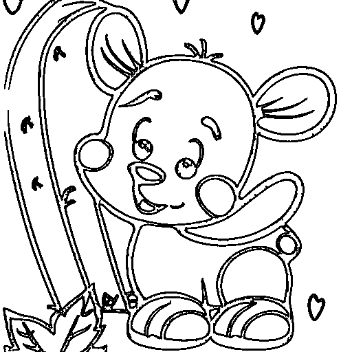 A corn Coloring Page