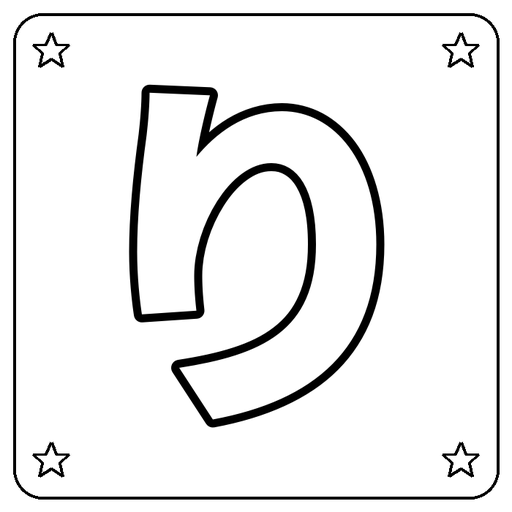Hiragana り Coloring Page
