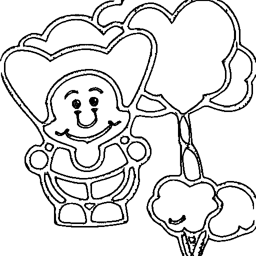 A rainbow Coloring Page