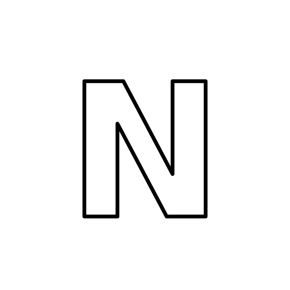 Uppercase N