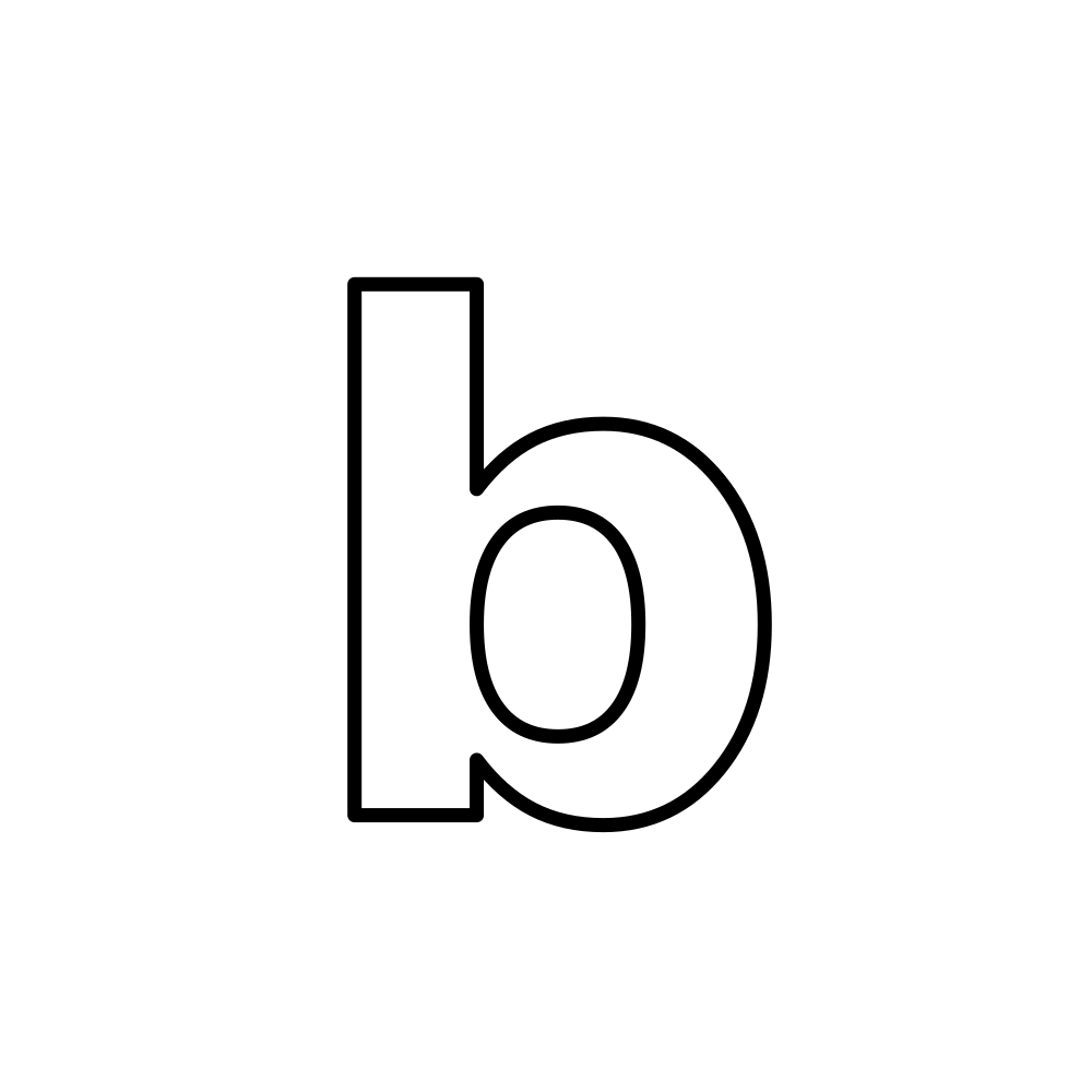 Lowercase b