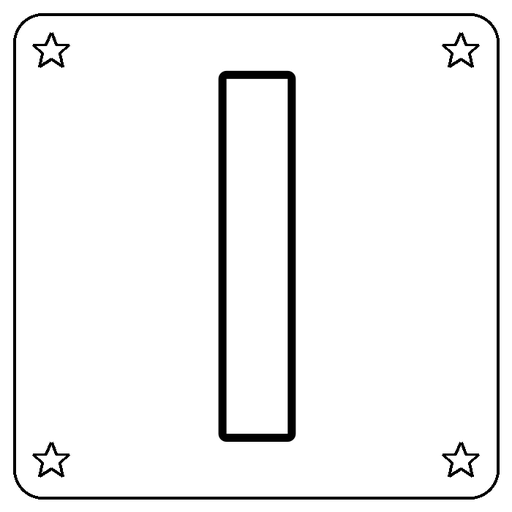 Hangul ㅣ Coloring Page