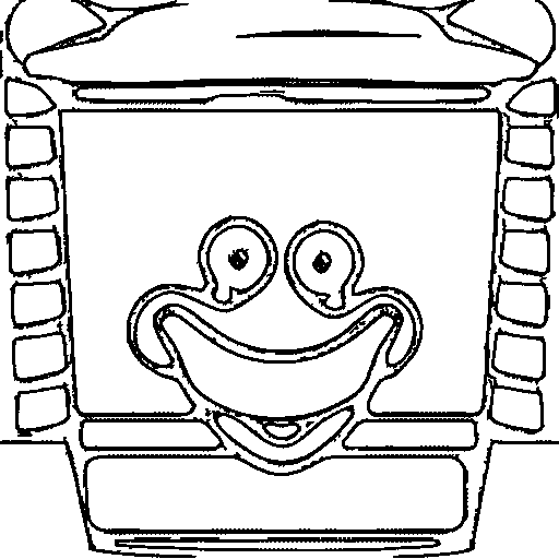 A candy bucket Coloring Page