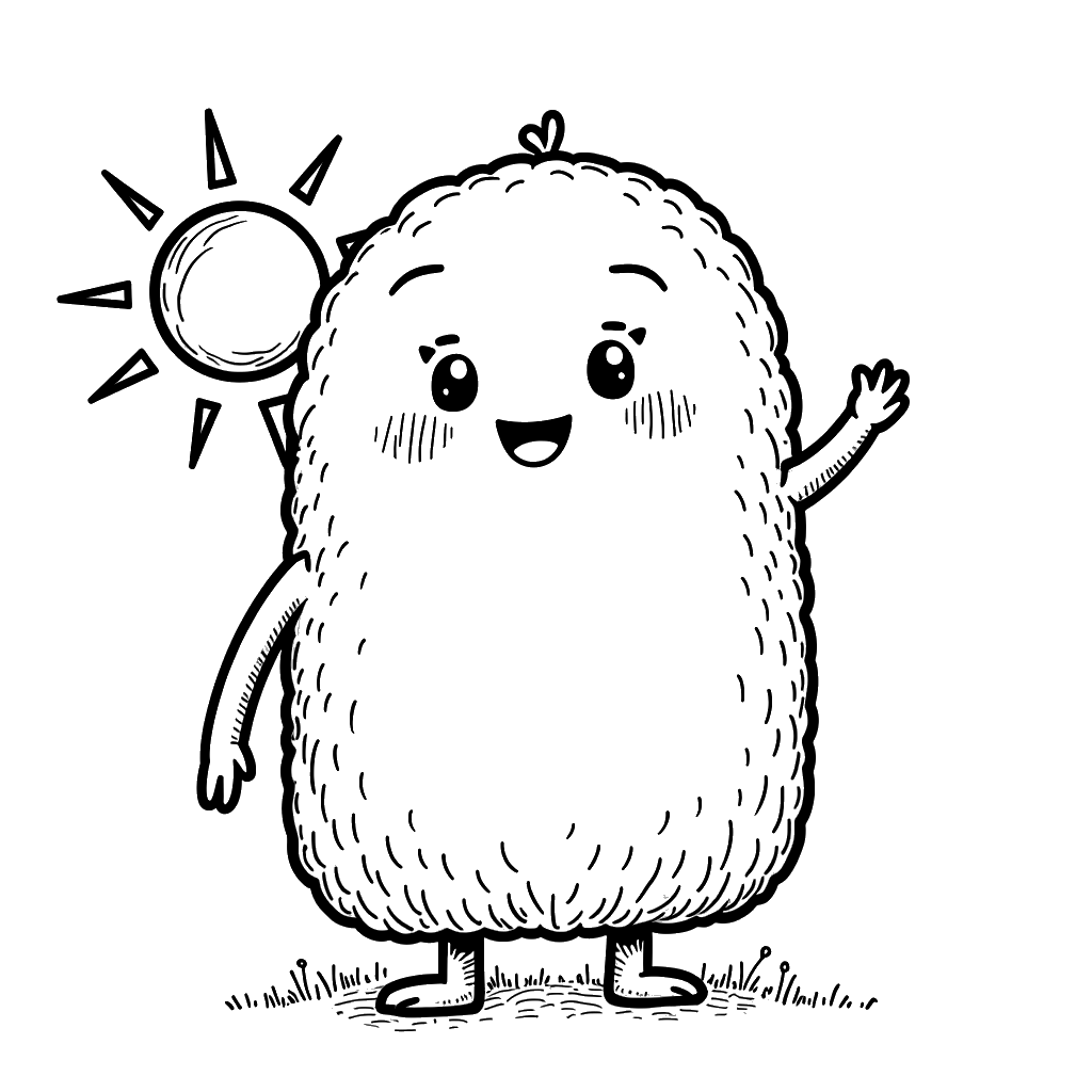 Sun Coloring Page