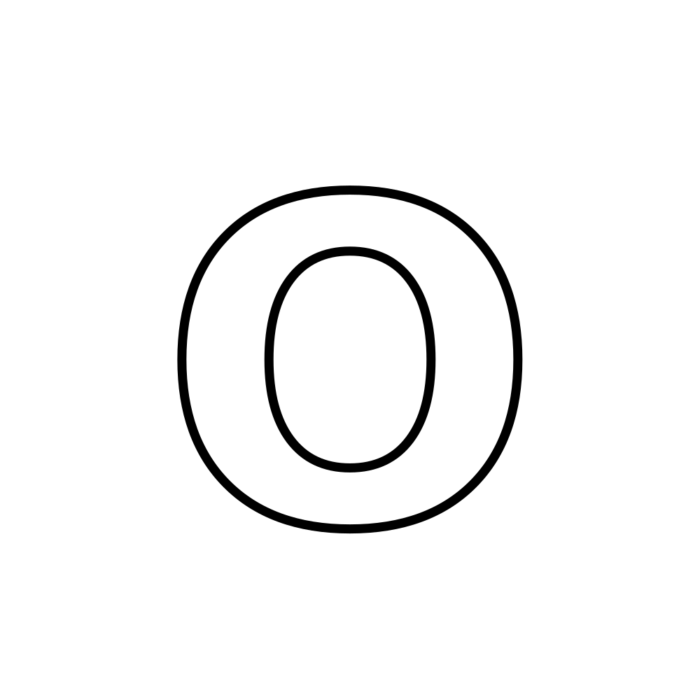 Uppercase O