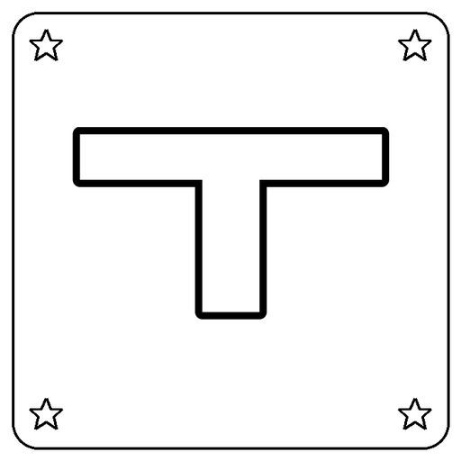 Hangul ㅜ Coloring Page